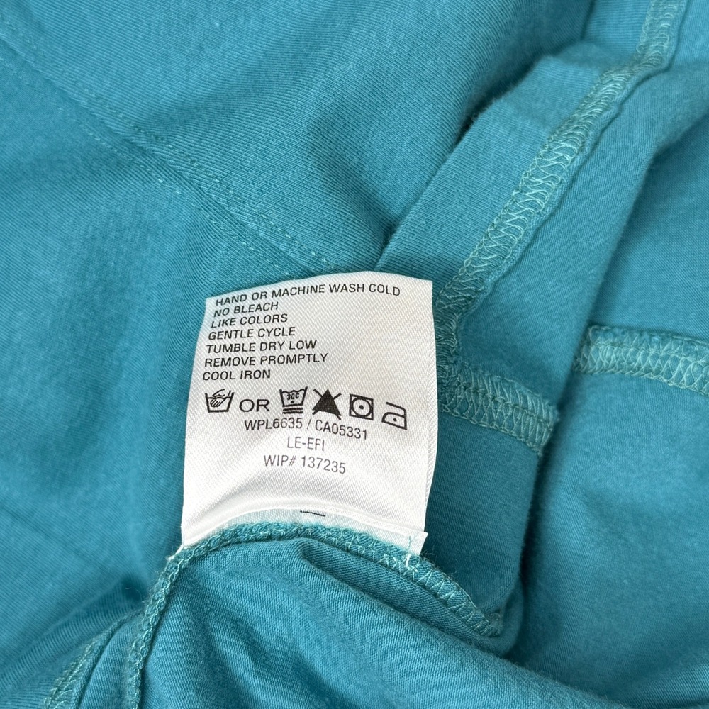 Woolrich Women's XXL Tank Top Teal Cotton‎ Stretch Sleeveless Scoop Neck Casual - Picture 6 of 7